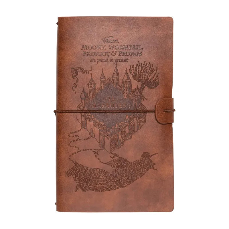 Harry Potter – odinis kelionių užrašų knygelė 12x19,6 cm (ruda)