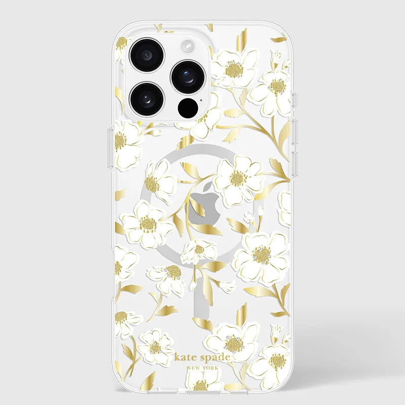 Kate Spade New York Protective Gems MagSafe – dėklas iPhone 16 Pro Max (Sunshine Floral)