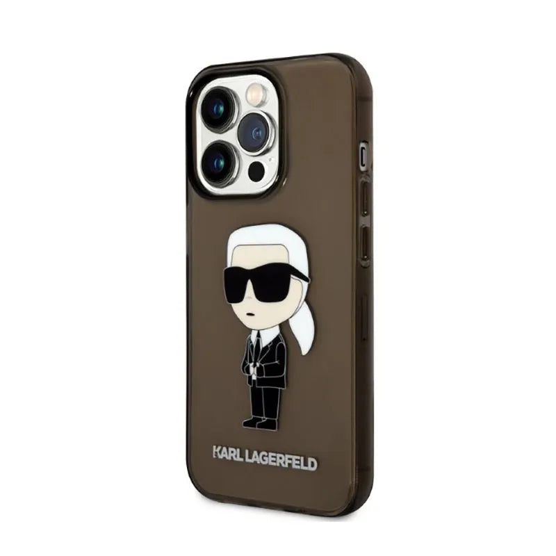 Karl Lagerfeld IML NFT Ikonik – Dėklas, skirtas iPhone 14 Pro Max (juodas)