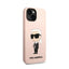 Karl Lagerfeld Silicone NFT Ikonik MagSafe – Dėklas iPhone 14 Plus (rožinis)