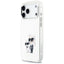 Karl Lagerfeld IML Aquarelle Karl & Choupette & Logo MagSafe dėklas, skirtas iPhone 17 Pro Max (baltas)