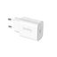 Crong USB-C kelioninis įkroviklis – USB-C Power Delivery 20 W sieninis įkroviklis (baltas)