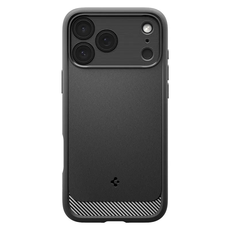 Spigen Rugged Armor Mag MagSafe – dėklas iPhone 17 Pro Max (matinė juoda)