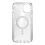 Speck Gemshell Grip + MagSafe – dėklas iPhone 15 Plus / iPhone 14 Plus (Skaidrus / Chromuota apdaila)