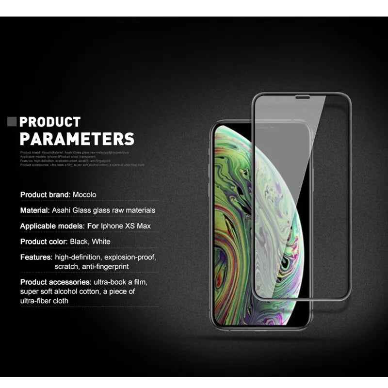 Mocolo 3D Glass - Apsauginis stiklas iPhone 11 Pro Max / Xs Max