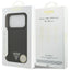 Guess Silicone Triangle Logo MagSafe - Dėklas iPhone 17 Pro (juodas)