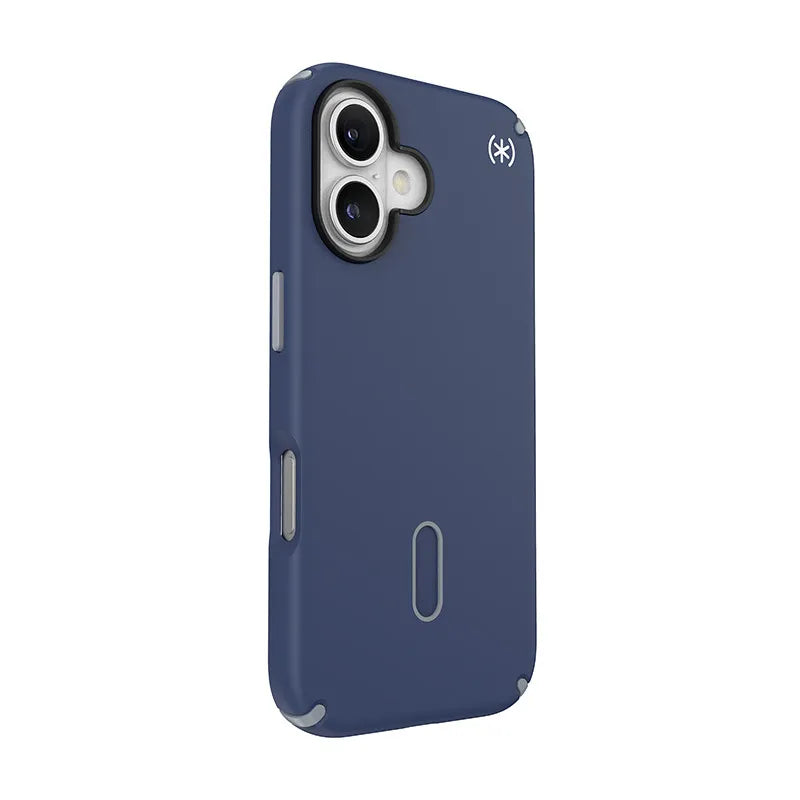 Speck Presidio2 Pro ClickLock & MagSafe - iPhone 16 dėklas (Coastal Blue / Dust Gray / White)