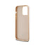 DKNY Leather Checkered Mono Pattern & Printed Stripes – dėklas iPhone 14 Pro Max (rožinis)