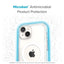 Speck Gemshell + MagSafe – dėklas iPhone 15 Plus / iPhone 14 Plus su MICROBAN danga (skaidrus)