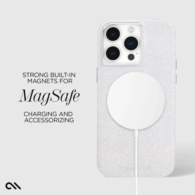 Case-Mate Shimmer MagSafe – Dėklas iPhone 15 Pro Max (vaivorykštinis)