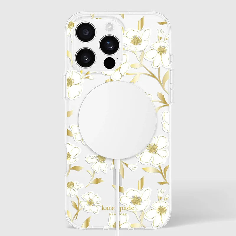 Kate Spade New York Protective Gems MagSafe – dėklas iPhone 16 Pro Max (Sunshine Floral)