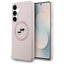 Karl Lagerfeld Silicone Karl & Choupette Heads MagSafe – dėklas Samsung Galaxy S25 FE (rožinis)