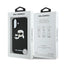 Karl Lagerfeld Silicone Double Heads Print MagSafe – dėklas iPhone 16 Plus (juodas)