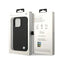 BMW Silicone Metal Logo – dėklas iPhone 15 Pro (juodas)