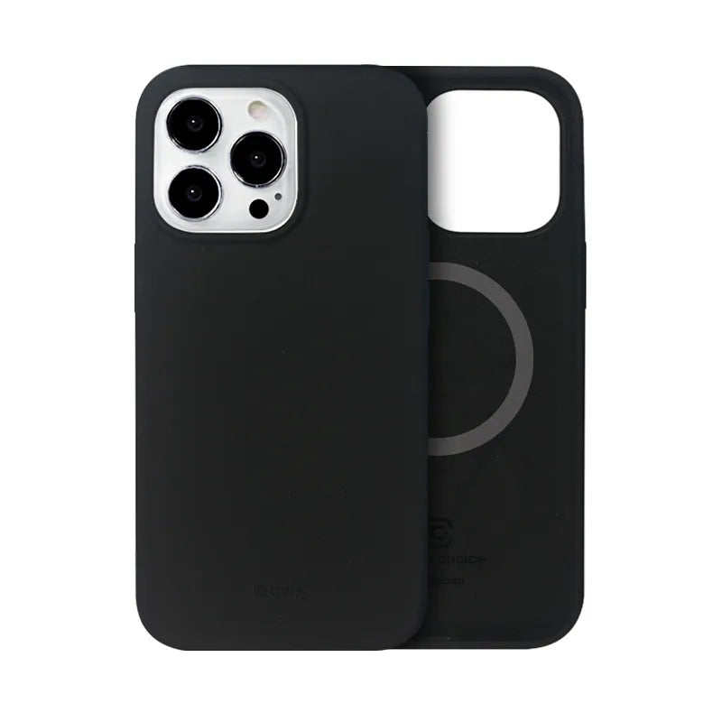 Crong Color Cover Magnetic - iPhone 13 Pro Max MagSafe dėklas (juodas)