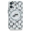 Karl Lagerfeld IML Monogram Karl & Choupette Head MagSafe – dėklas iPhone 16 (skaidrus)