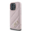 Karl Lagerfeld Quilted Signature – dėklas iPhone 16 Pro (rožinis)