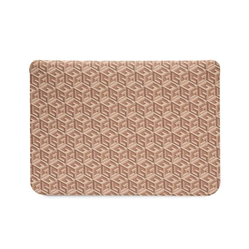 Guess GCube Stripes nešiojamojo kompiuterio dėklas – 16" nešiojamojo kompiuterio krepšys (ruda)