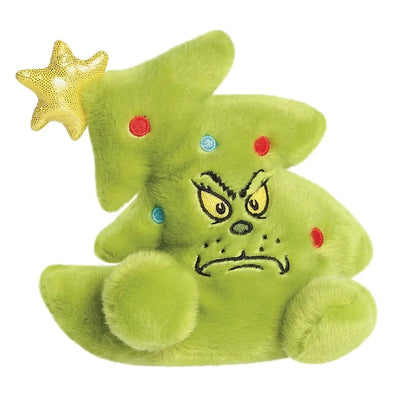 Grinch – Pliušinis žaislas Grinch Kalėdų eglutės formos, 13 cm iš „Palm Pals“ kolekcijos