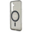 Guess Rhinestones Printed Classic Logo MagSafe – dėklas Samsung Galaxy S25 telefonui (juodas)