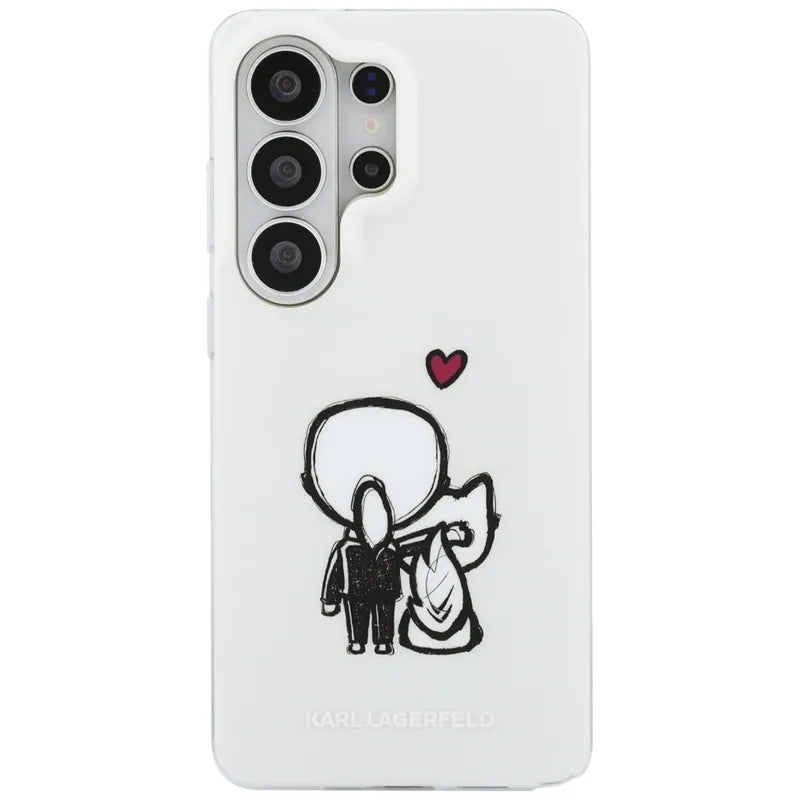 Karl Lagerfeld IML Karl & Choupette MagSafe – Samsung Galaxy S26 Ultra dėklas (skaidrus)