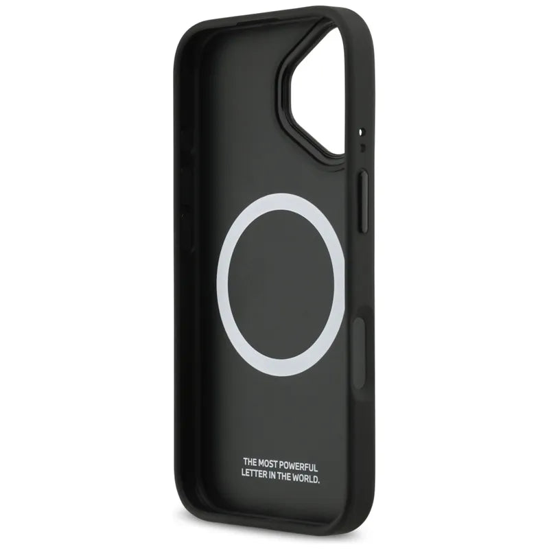 BMW M Perforated Stripe Logo MagSafe – iPhone 17 dėklas (pilkas)