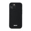 DKNY 3D Rubber Repeat Pattern – dėklas iPhone 15 Plus telefonui (juodas)