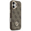 Guess 4G Strass Logo MagSafe - Dėklas iPhone 17 (Rudas)