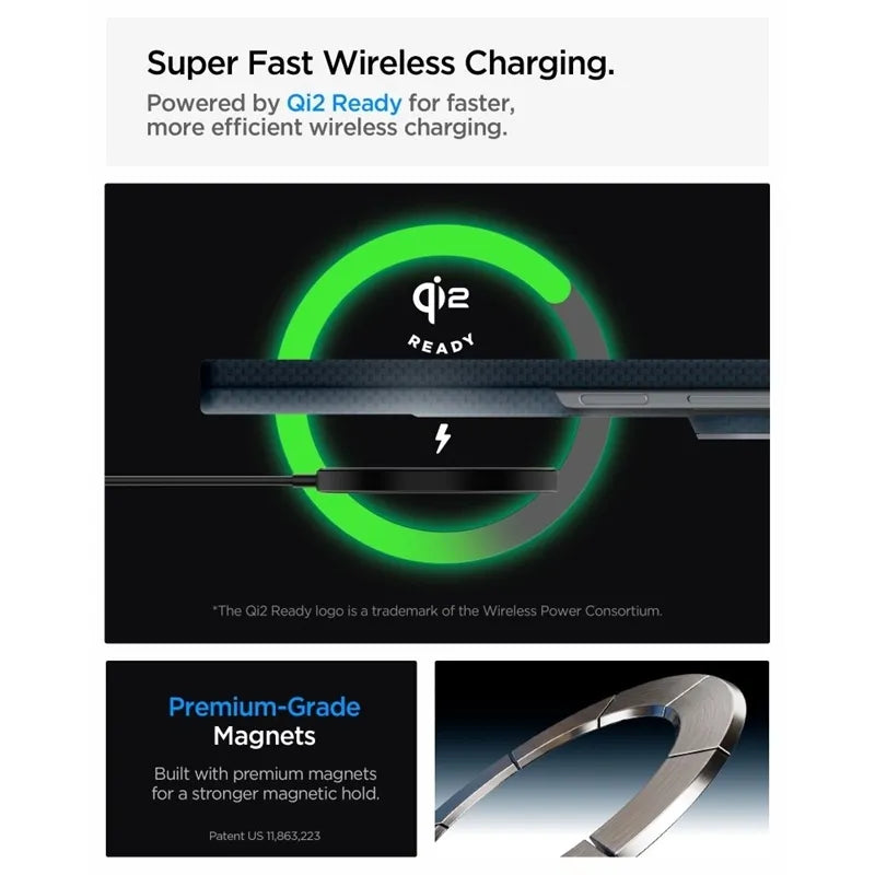 Spigen AirSkin Aramid MagSafe – dėklas Samsung Galaxy Z Fold 8 Ultra (tamsiai mėlynas)