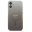 Guess IML Glitter Gradient MagSafe – dėklas iPhone 16 (rudas)