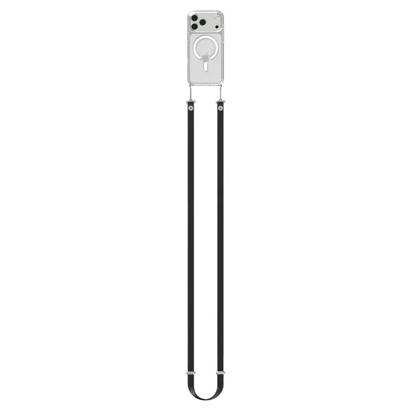 Spigen DA30L Lanyard Strap Crossbody – Universalus telefono dirželis (juodas)