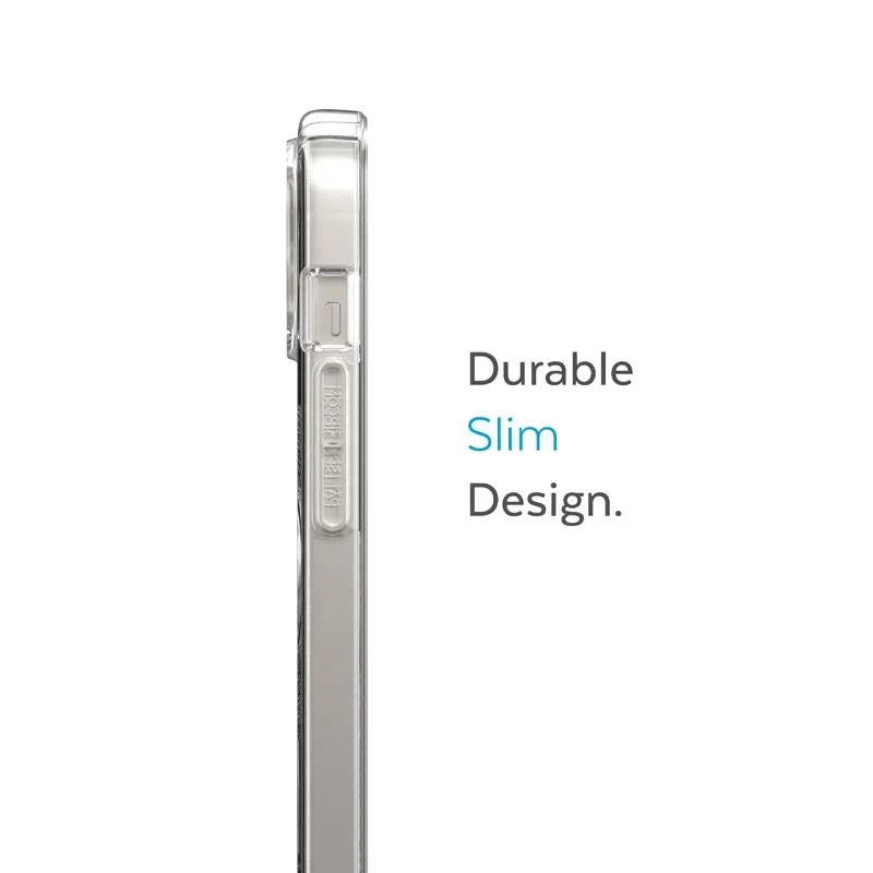 Speck Gemshell + MagSafe – dėklas iPhone 15 Plus / iPhone 14 Plus su MICROBAN danga (skaidrus)