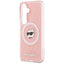 Karl Lagerfeld IML Repeated Choupette MagSafe – dėklas Samsung Galaxy S26 telefonui (rožinis)