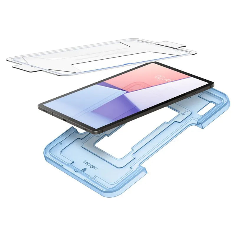 Spigen GLAS.TR EZ FIT – grūdintas stiklas, skirtas Samsung Galaxy Tab S9 11" / S9 FE / S10 FE / S10 Lite 10.9" X710 / X716B / X510 / X516B / X520 / X526 / X400 / X406B