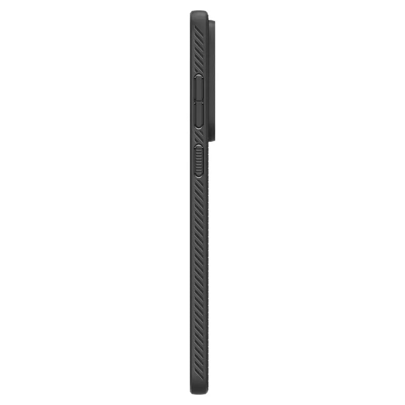 Spigen Liquid Air – dėklas Samsung Galaxy S25 Edge (matinė juoda)