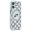 Karl Lagerfeld IML Monogram Karl & Choupette Head MagSafe – dėklas iPhone 16 (skaidrus)