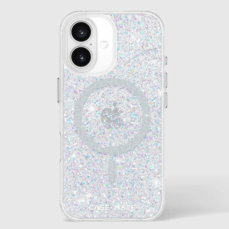Case-Mate Twinkle MagSafe – dėklas „iPhone 16“ (Disco)