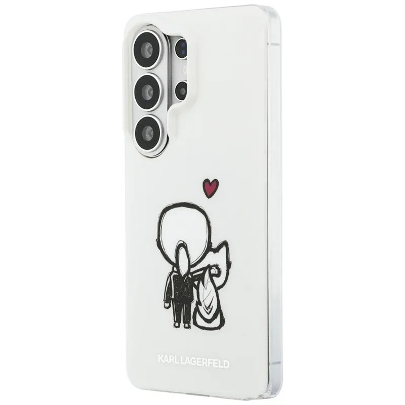 Karl Lagerfeld IML Karl & Choupette MagSafe – Samsung Galaxy S26 Ultra dėklas (skaidrus)