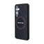 AMG Silicone Carbon Pattern MagSafe - dėklas Samsung Galaxy S24 telefonui (juodas)