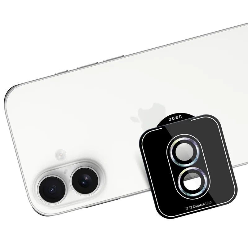 3mk Lens Protection Pro – kameros objektyvo stiklas, skirtas iPhone 17 (vaivorykštinis)