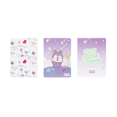 BT21 – MANG A6 sąsiuvinių rinkinys (3 vienetai)