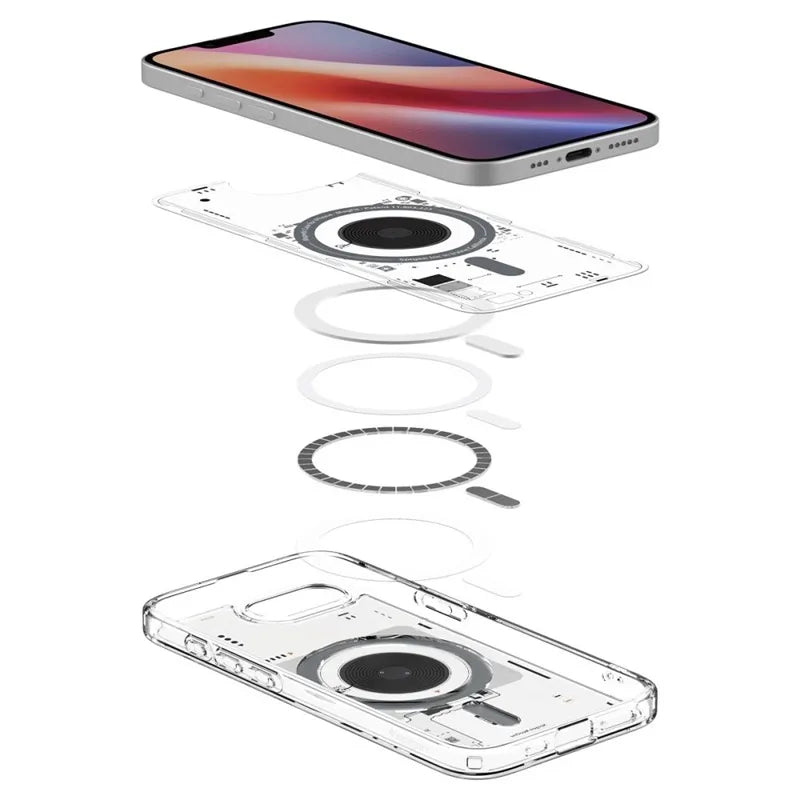 Spigen Ultra Hybrid Mag MagSafe - dėklas, skirtas iPhone 17e / 16e (Zero One)