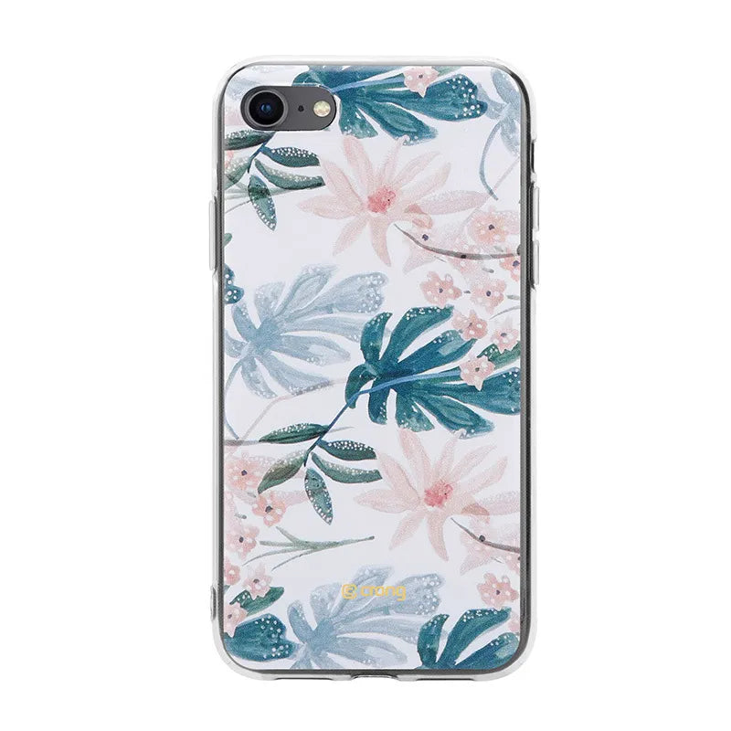 „Crong Flower Case“ – „iPhone SE (2022/2020) / 8 / 7“ dėklas (01 raštas)