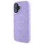 Guess Saffiano Peony Classic Logo MagSafe – dėklas iPhone 16 (violetinis)