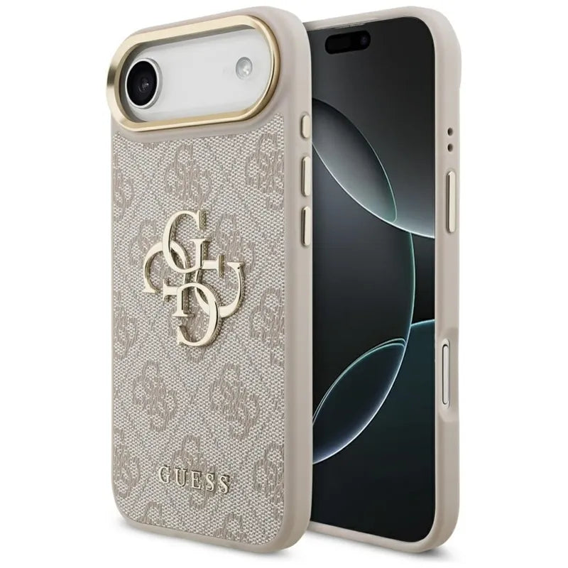 Guess 4G Big 4G Classic Logo – dėklas iPhone Air (rožinis / auksinis)