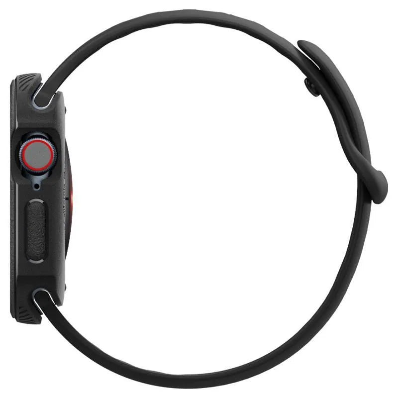 Spigen Caseology Vault – dėklas, skirtas Apple Watch 10 46 mm (matinė juoda)
