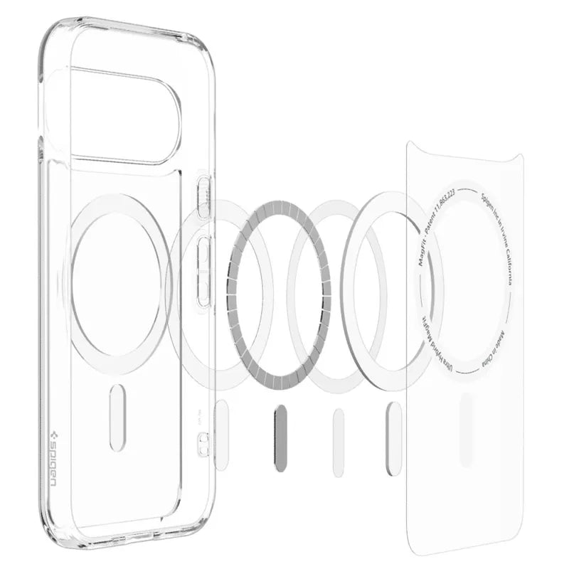 Spigen Ultra Hybrid Mag MagSafe - dėklas Google Pixel 11 (skaidrus/baltas)