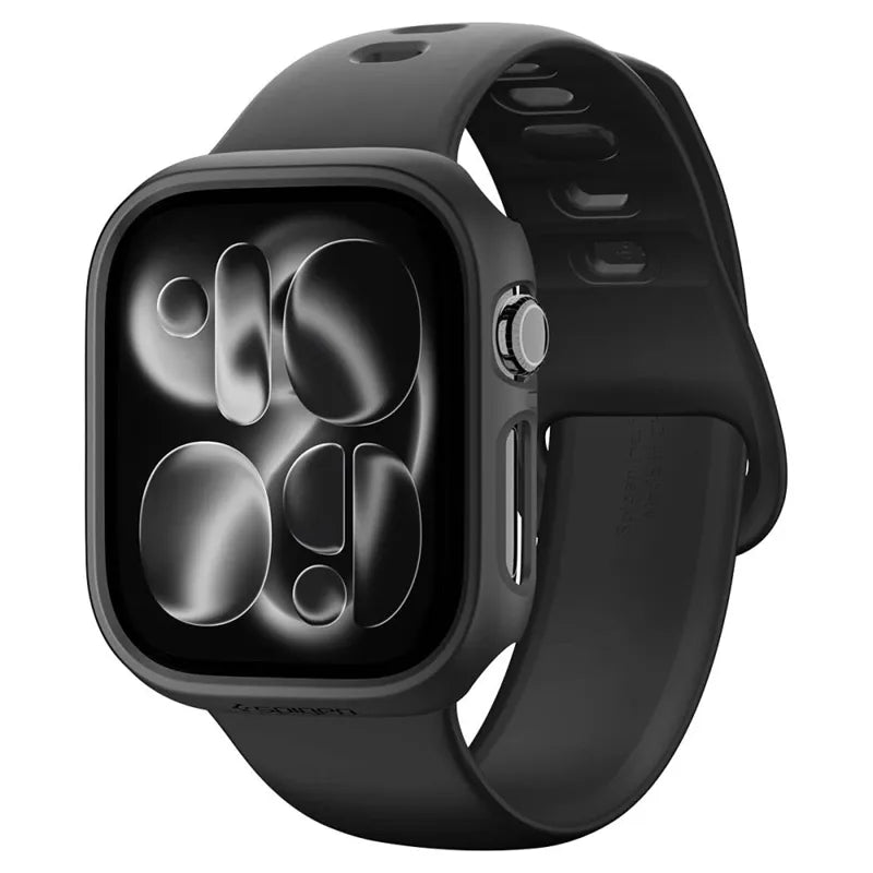 Spigen Thin Fit – dėklas, skirtas „Apple Watch 12“ (42 mm), juodas