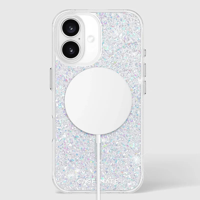 Case-Mate Twinkle MagSafe – dėklas „iPhone 16“ (Disco)