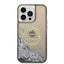 Karl Lagerfeld Liquid Glitter Round RSG Logo dėklas – dėklas iPhone 14 Pro Max (juodas)